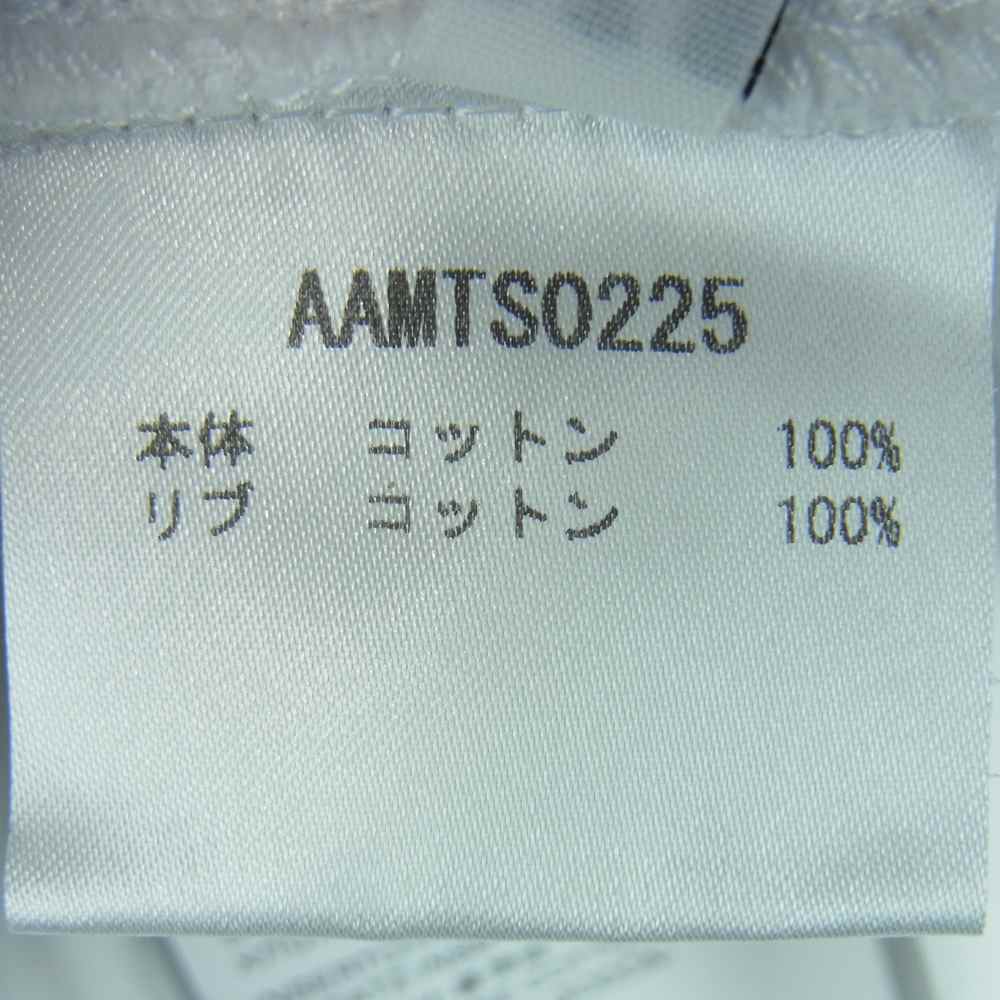 アリクス AAMTS0225 国内正規品 イタリア製 CHANGE OF HEART S/S TEE チェンジオブハート ロゴプリント クルーネック 半袖 Tシャツ ホワイト系 M【中古】