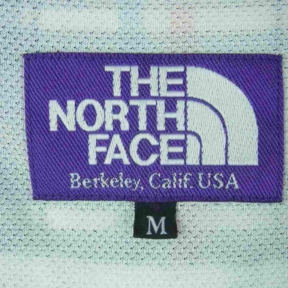 THE NORTH FACE ノースフェイス NT3510N PURPLE LABEL COOLMAX Check B.D Shirt パープル レーベル クールマックス チェック 長袖 シャツ【中古】