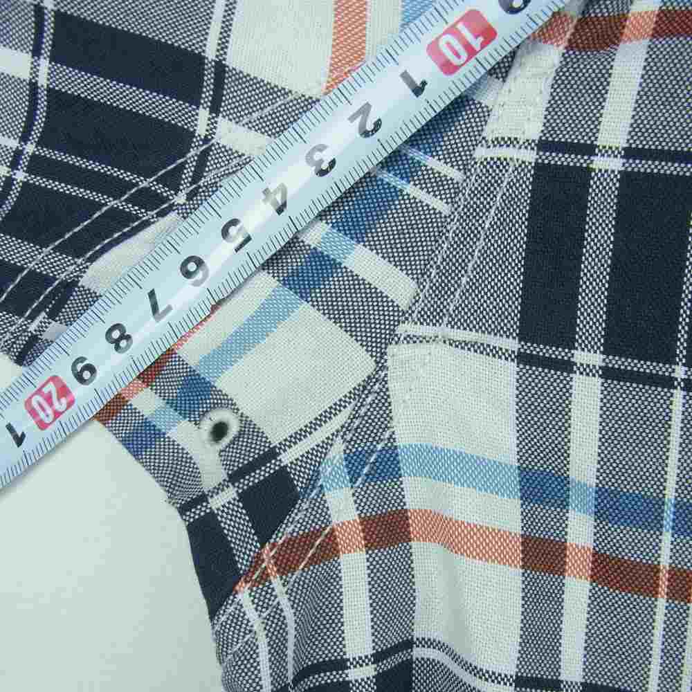 THE NORTH FACE ノースフェイス NT3510N PURPLE LABEL COOLMAX Check B.D Shirt パープル レーベル クールマックス チェック 長袖 シャツ【中古】