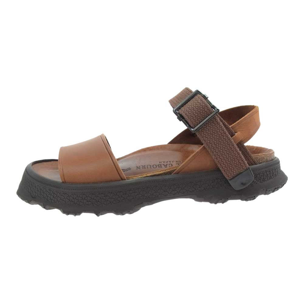 Nigel Cabourn ナイジェルケーボン 8042-00-62000 1950s FRENCH ARMY SANDAL フレンチ アーミー レザー サンダル ブラウン系 26cm【新古品】【未使用】【中古】
