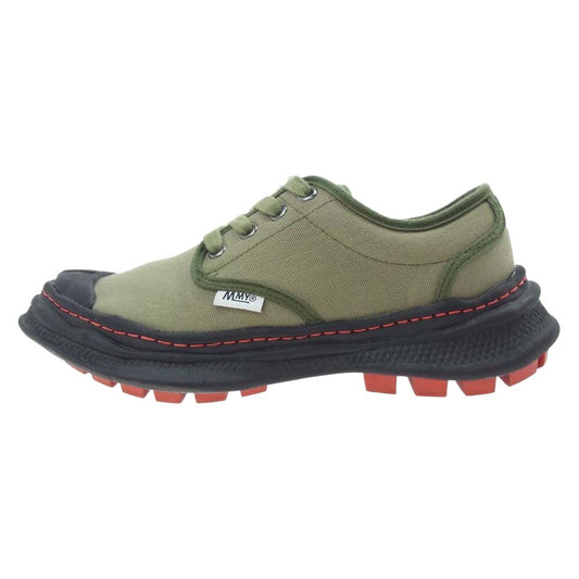 Nigel Cabourn ナイジェルケーボン × Marson MIHARA YASUHIRO メゾン ミハラ ヤスヒロ COMBAT SHOES コンバット シューズ モスグリーン系 40【中古】