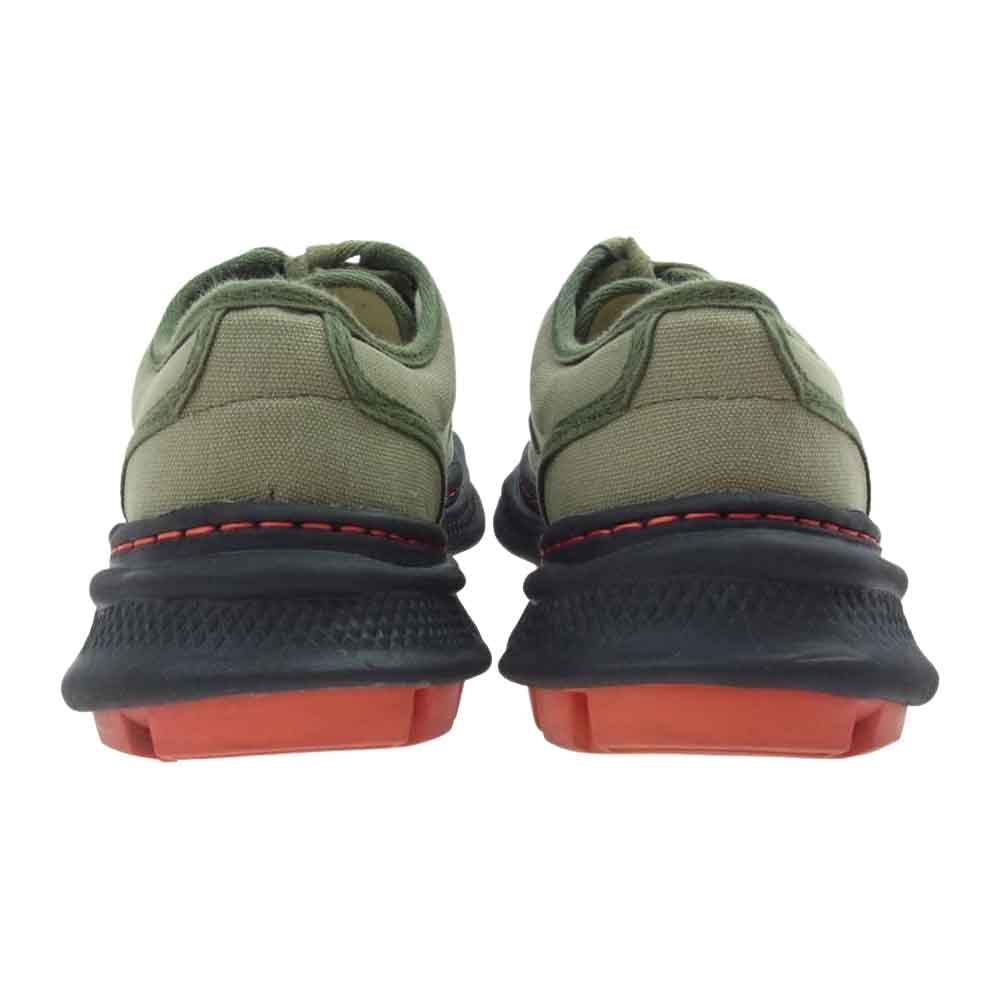 Nigel Cabourn ナイジェルケーボン × Marson MIHARA YASUHIRO メゾン ミハラ ヤスヒロ COMBAT SHOES コンバット シューズ モスグリーン系 40【中古】