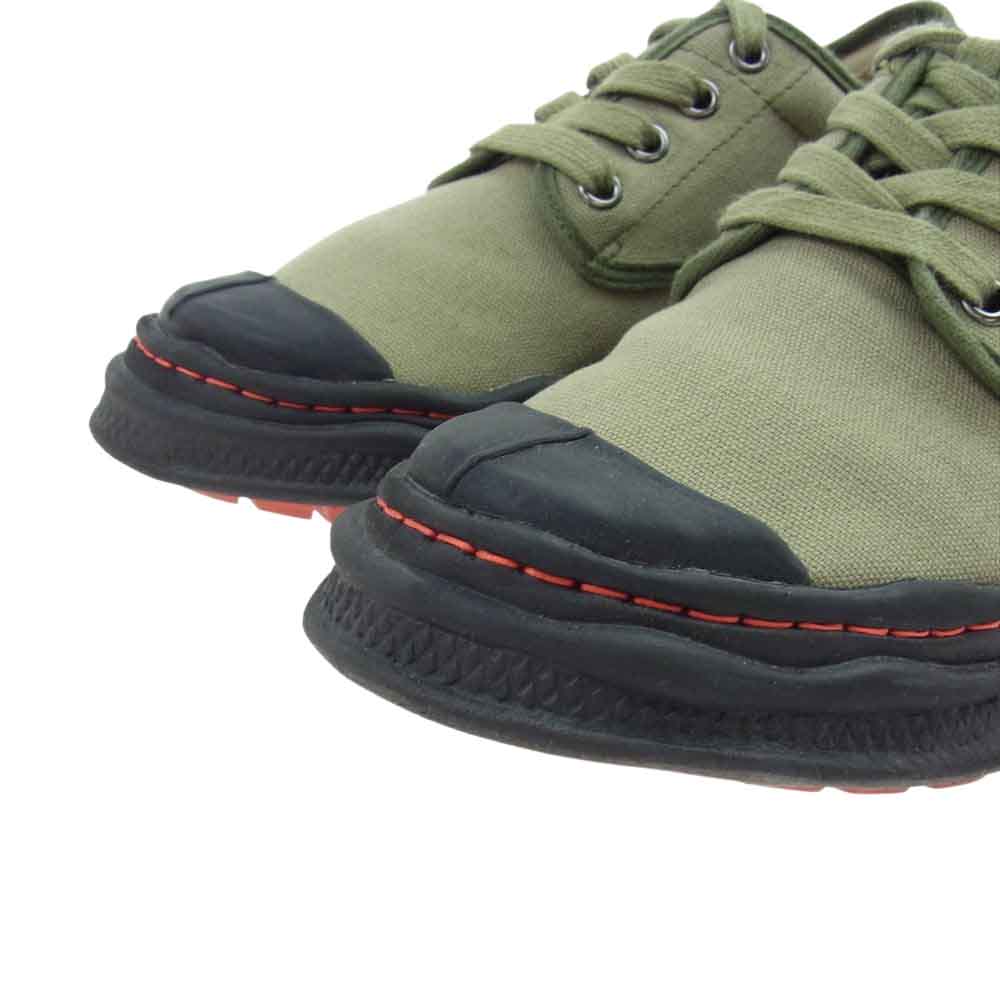 Nigel Cabourn ナイジェルケーボン × Marson MIHARA YASUHIRO メゾン ミハラ ヤスヒロ COMBAT SHOES コンバット シューズ モスグリーン系 40【中古】