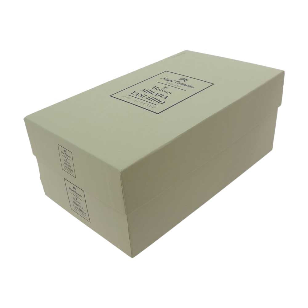 Nigel Cabourn ナイジェルケーボン × Marson MIHARA YASUHIRO メゾン ミハラ ヤスヒロ COMBAT SHOES コンバット シューズ モスグリーン系 40【中古】