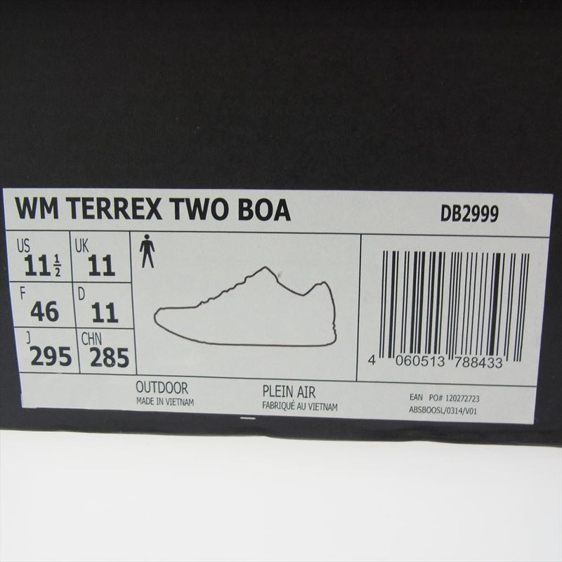 adidas アディダス DB2999 × White Mountaineering ホワイトマウンテニアリング WM TERREX TWO BOA ローカット スニーカー カーキ系 29.5cm【中古】
