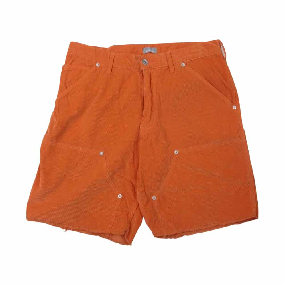 kolor カラー BEACON ビーコン 14SS 14SBM-P04103 コーデュロイ ペインター カット オフ ショート パンツ オレンジ系 3【中古】