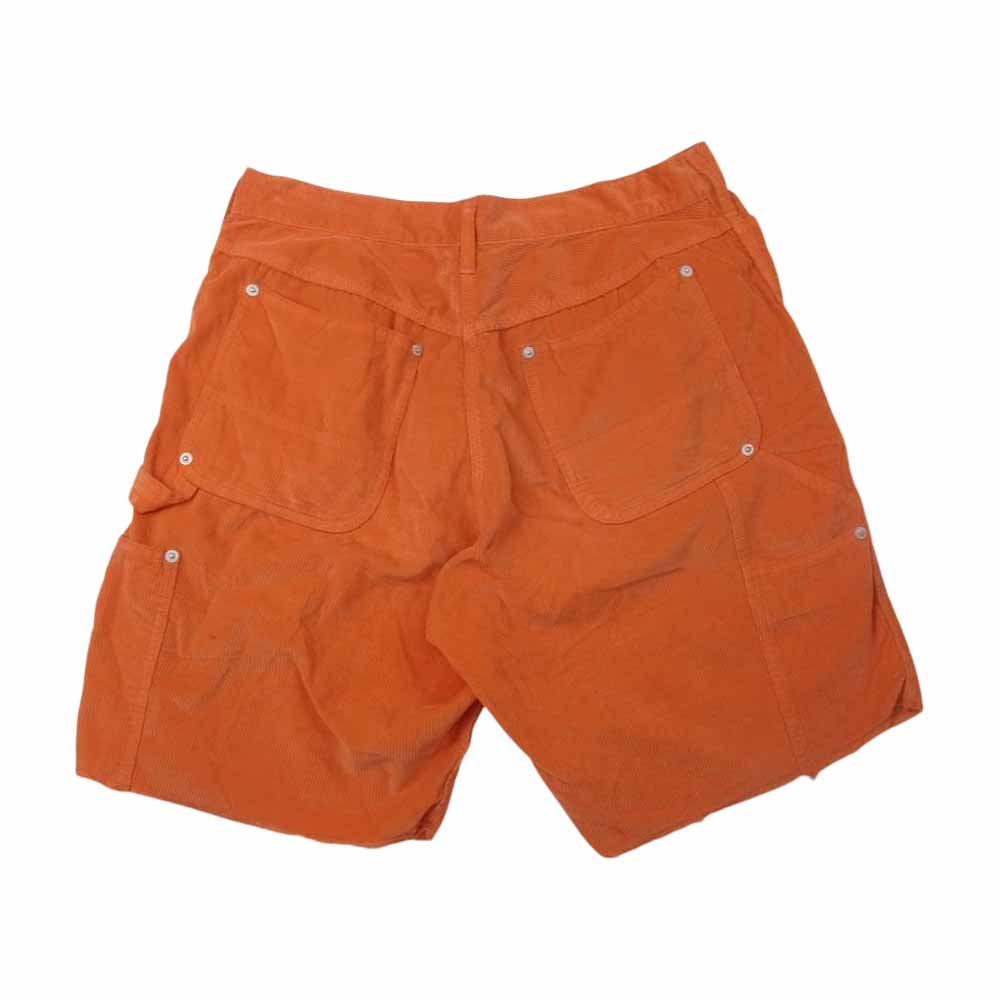 kolor カラー BEACON ビーコン 14SS 14SBM-P04103 コーデュロイ ペインター カット オフ ショート パンツ オレンジ系 3【中古】