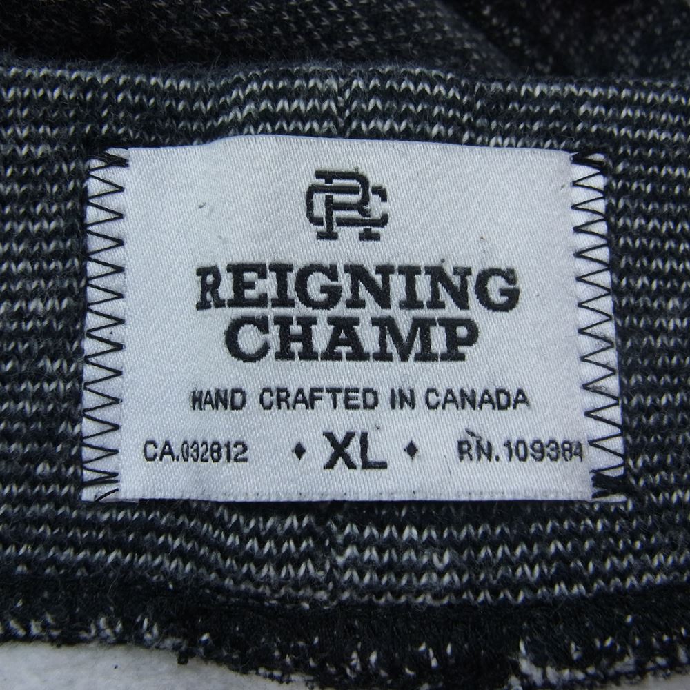REIGNING CHAMP レイニングチャンプ 国内正規品 RC-5036 Tiger Fleece Pull On Sweatpants タイガーフリース プルオン スウェットパンツ グレー系 XL【中古】