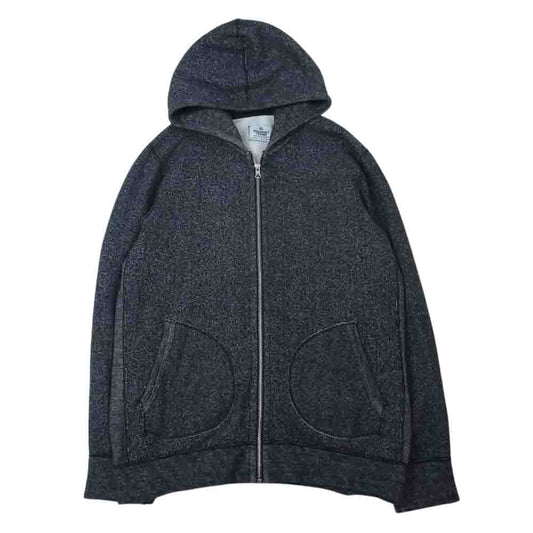 REIGNING CHAMP レイニングチャンプ 国内正規品 RC-3257 Tiger Fleece L/S Zip Front Hoodie タイガーフリース フルジップ パーカー フーディ グレー系 グレー系 L【中古】