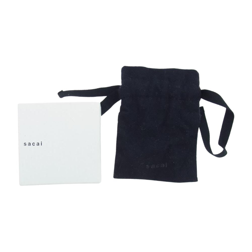Sacai サカイ 21SS 21-05635 ロゴ カレッジリング ゴールド系 3【中古】