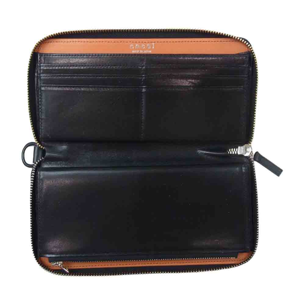 Sacai サカイ × PORTER ポーター レオパード ハラコ ロング 財布  ブラウン系【新古品】【未使用】【中古】
