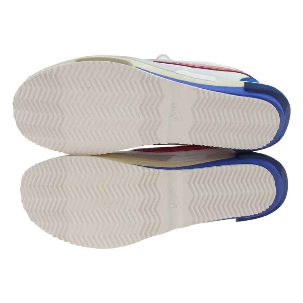 NIKE ナイキ DQ0581100 × SACAI サカイ ZOOM CORTEZ ズーム コルテッツ スニーカー ホワイト系 レッド系 ブルー系 29cm【新古品】【未使用】【中古】