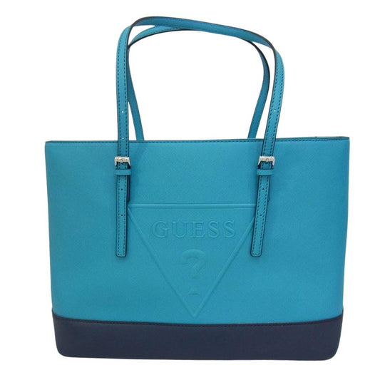 Guess ゲス ハンドバッグ ブルー系【極上美品】【中古】