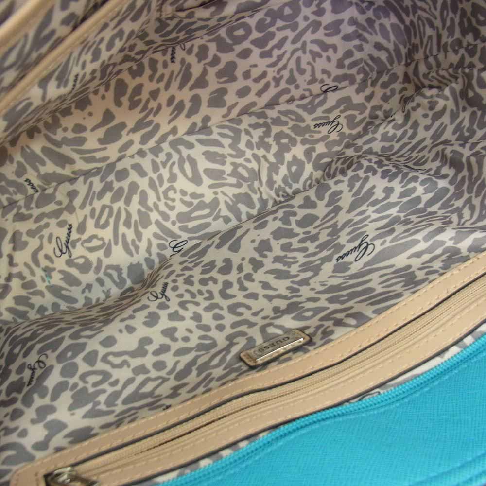 Guess ゲス ハンドバッグ ブルー系【極上美品】【中古】