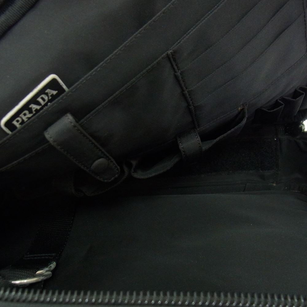 PRADA プラダ V147 2WAY ブリーフケース ブラック系【中古】