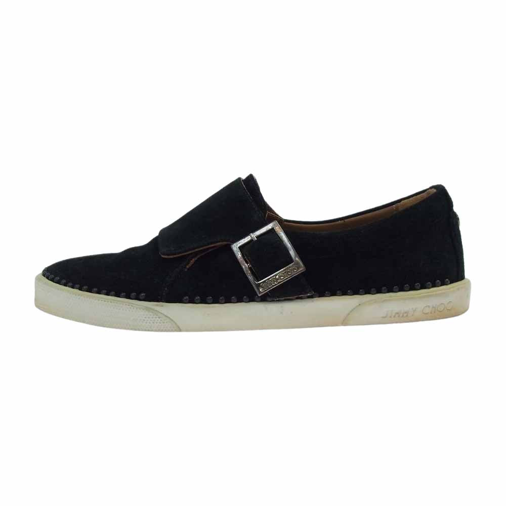 JIMMY CHOO ジミーチュウ スエード ストラップ付 シューズ 36【中古】