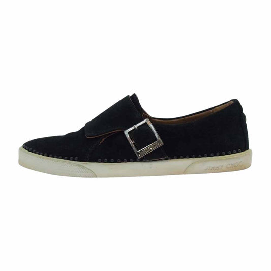 JIMMY CHOO ジミーチュウ スエード ストラップ付 シューズ 36【中古】