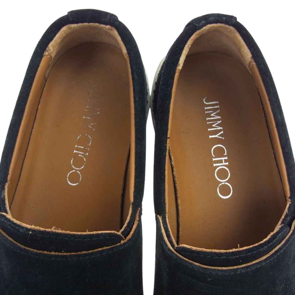 JIMMY CHOO ジミーチュウ スエード ストラップ付 シューズ 36【中古】