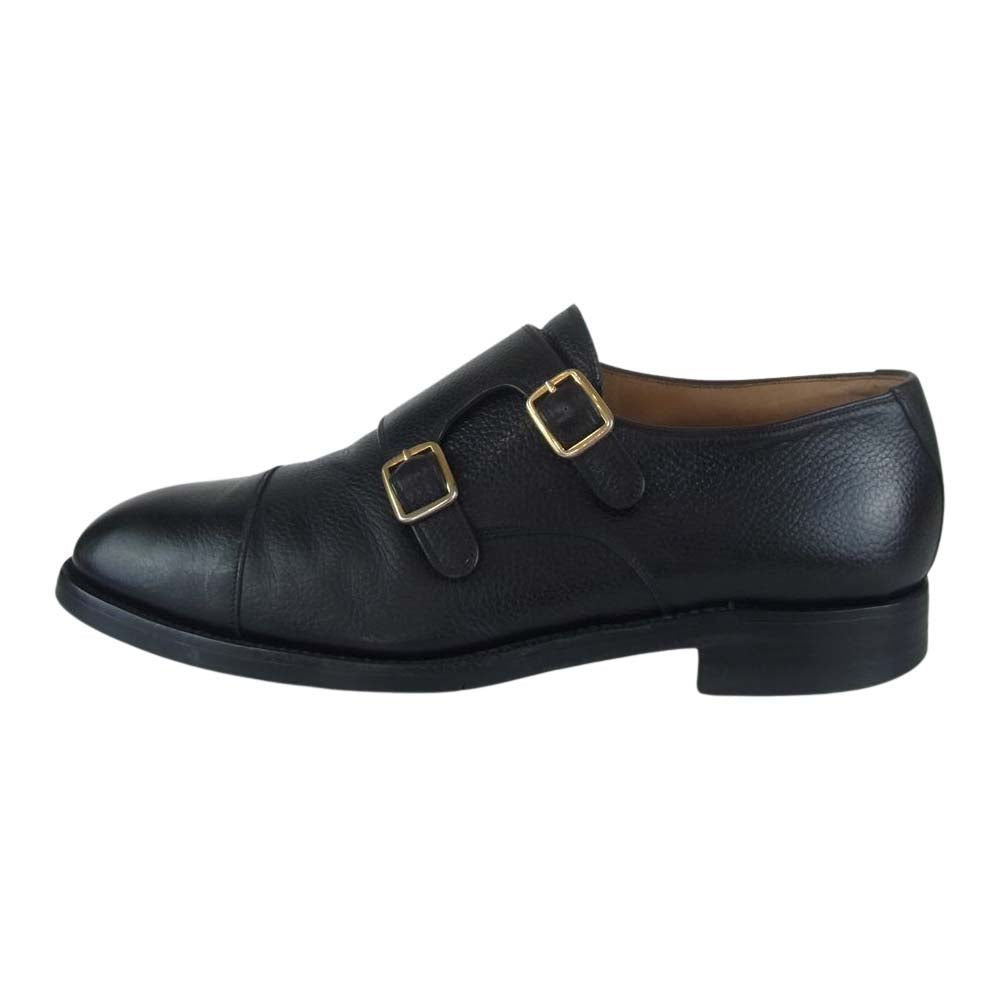 ヤンコ ダブル モンク ストラップ シューズ  ブラック系 26.5【中古】