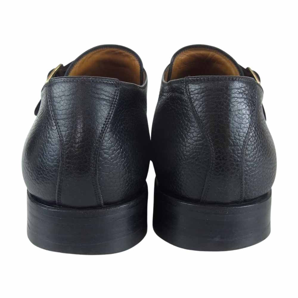 ヤンコ ダブル モンク ストラップ シューズ  ブラック系 26.5【中古】