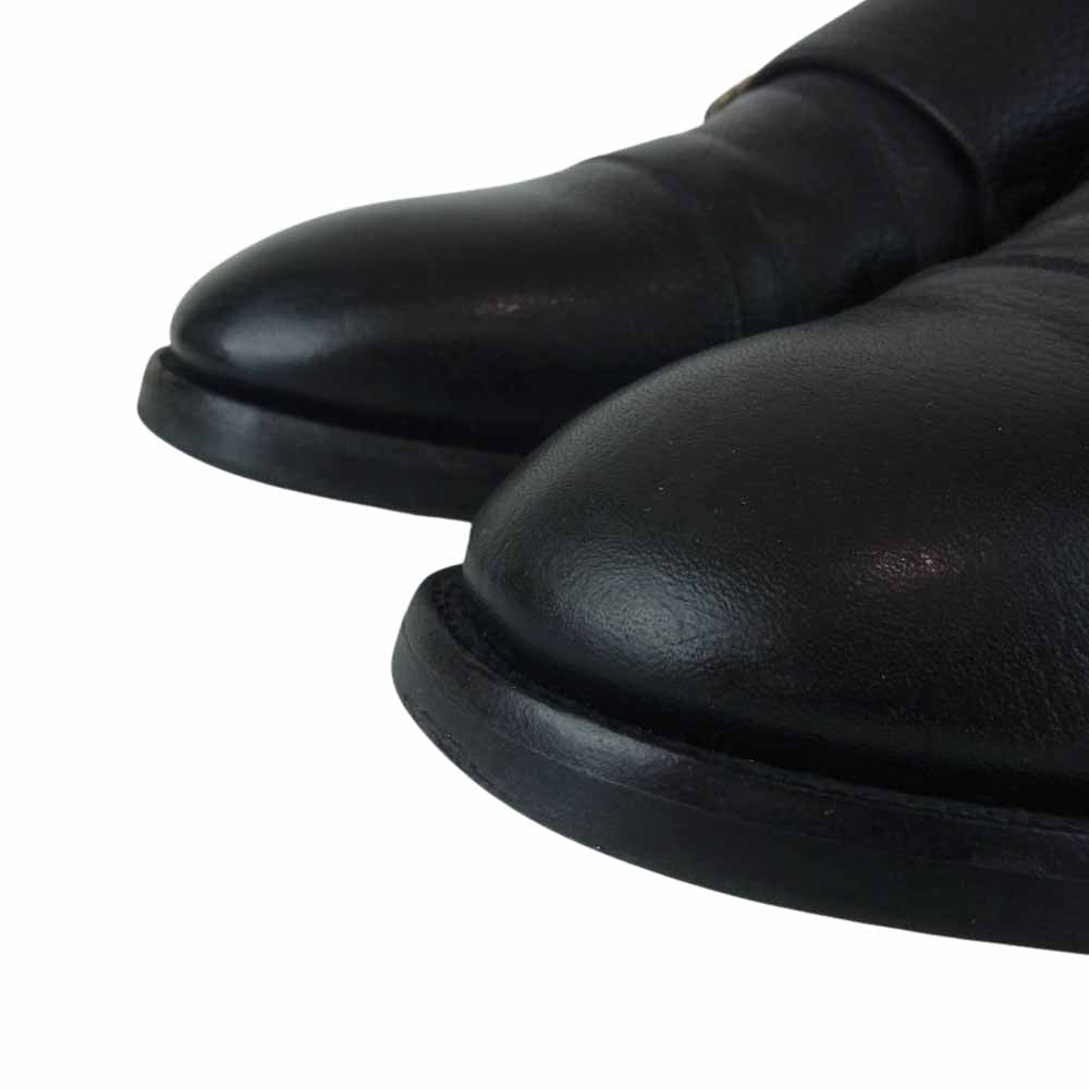 ヤンコ ダブル モンク ストラップ シューズ  ブラック系 26.5【中古】
