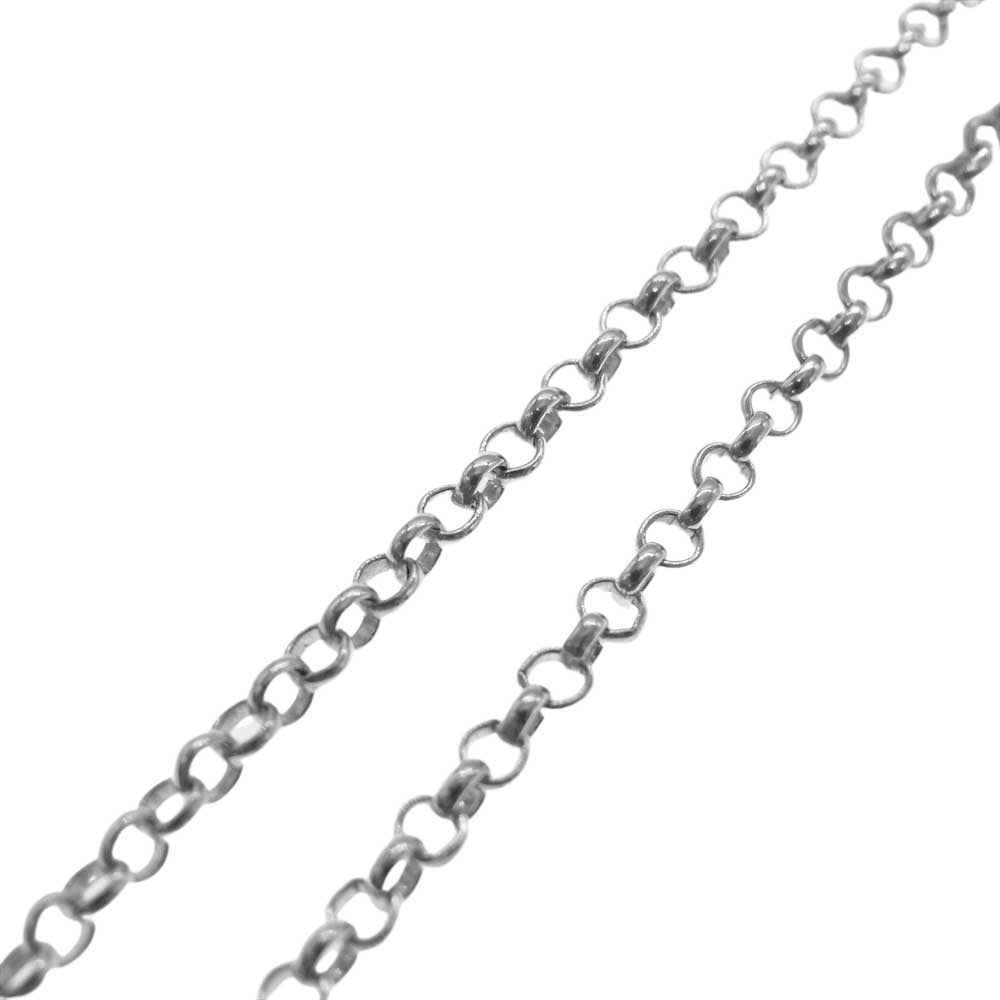 CHROME HEARTS クロムハーツ（原本有） NECKCHAIN ロールチェーン ネックチェーン 18インチ シルバー系【中古】