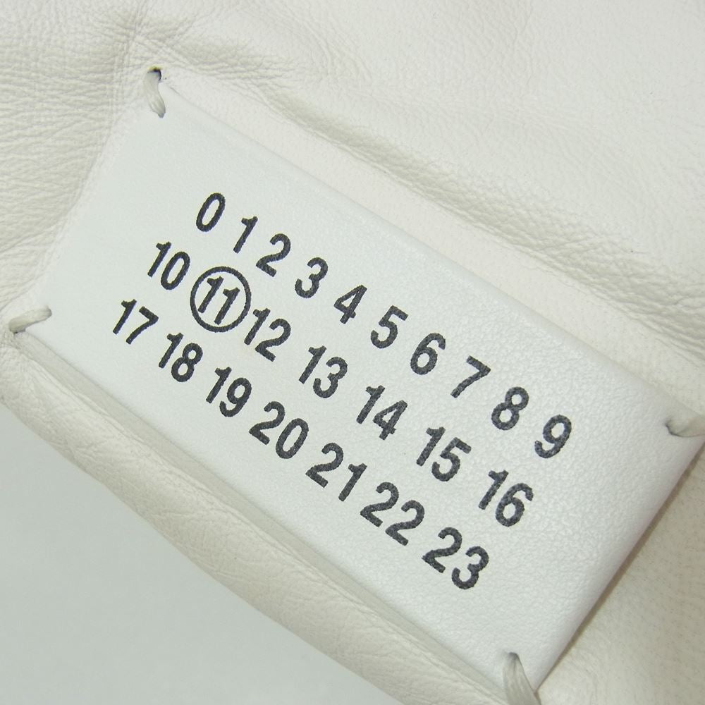 MAISON MARGIELA メゾンマルジェラ S61WB0000 PR818 GLAM SLAM グラムスラム レザー バムバッグ ボディバッグ ホワイト系【中古】