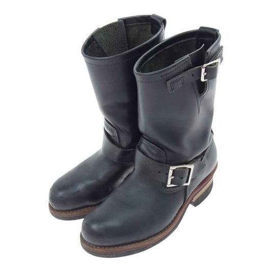 RED WING レッドウィング 2268 ENGINEER BOOTS エンジニア レザー ブーツ  ブラック系【中古】
