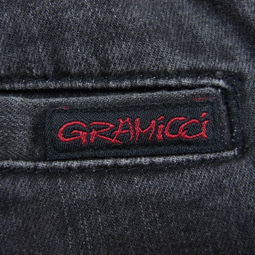 Gramicci グラミチ 8817-DEJ DENIM NN-PANTS デニム ニューナロー イージー マウンテン パンツ ブラック グレー系 S【中古】