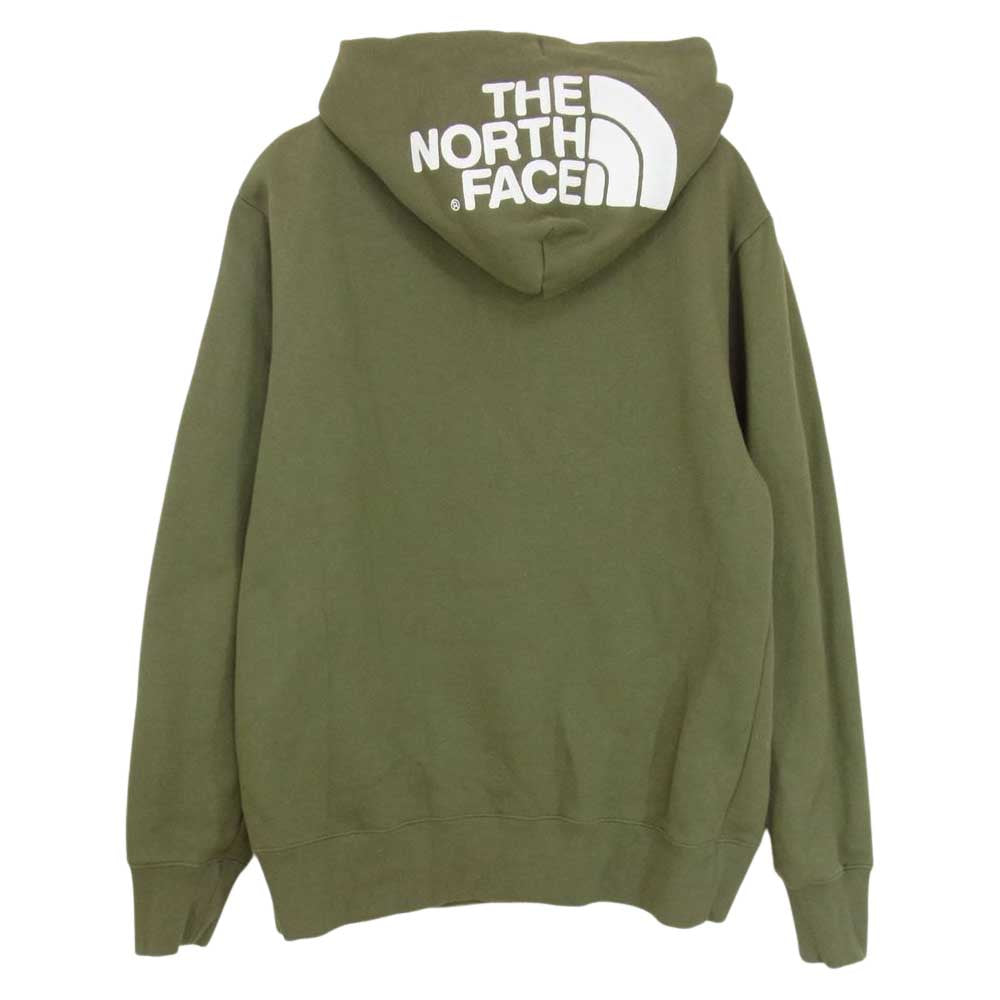THE NORTH FACE ノースフェイス NT11930 Rearview FullZip Hoodie リアビュー フルジップ フーディー パーカー カーキ系 S【中古】