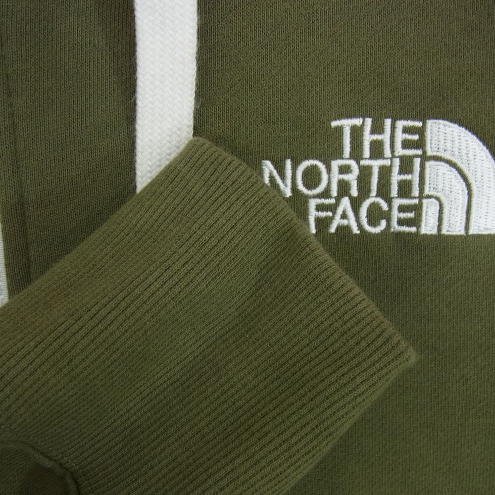 THE NORTH FACE ノースフェイス NT11930 Rearview FullZip Hoodie リアビュー フルジップ フーディー パーカー カーキ系 S【中古】