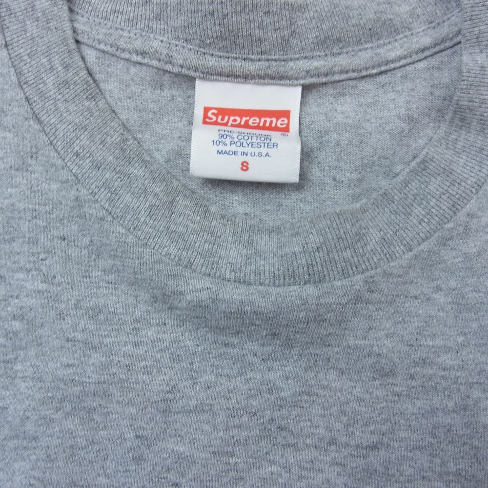 Supreme シュプリーム 21AW Est.1994 Tee ロゴ プリント 半袖 Tシャツ グレー系 S【中古】
