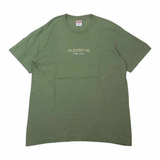 Supreme シュプリーム 22SS Classic Logo Tee クラシック ロゴ プリント 半袖 Tシャツ ライトグリーン系 S【中古】
