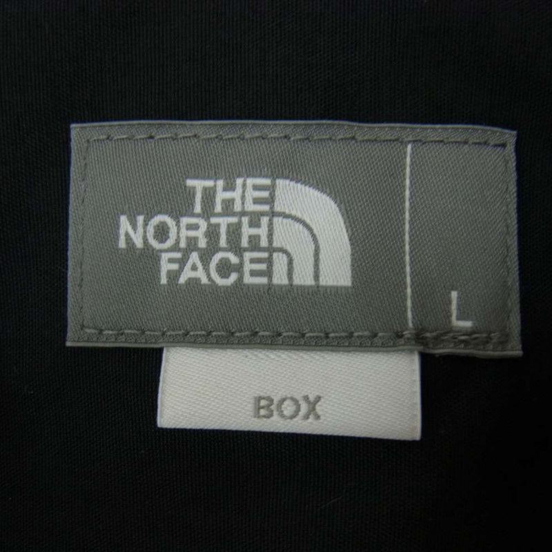 THE NORTH FACE ノースフェイス NR11961 L/S Nuptse Shirt 長袖 ヌプシ ナイロン シャツ ブルー系 ブラック系 L【新古品】【未使用】【中古】