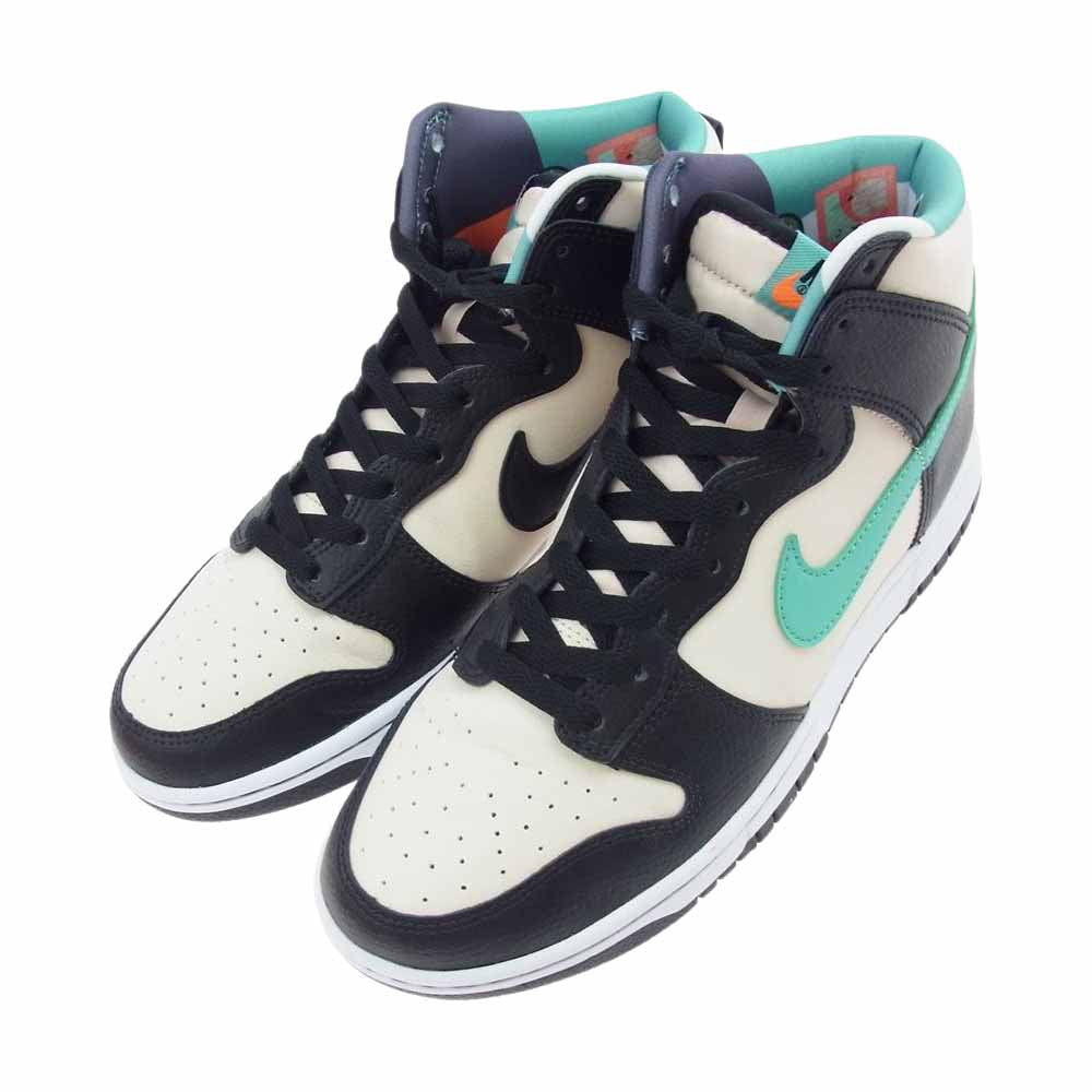 NIKE ナイキ DO9455-200 DUNK HI RETRO EMB ダンク ハイ レトロ エンベデッド ベージュ系 ブラック系 26.5【中古】