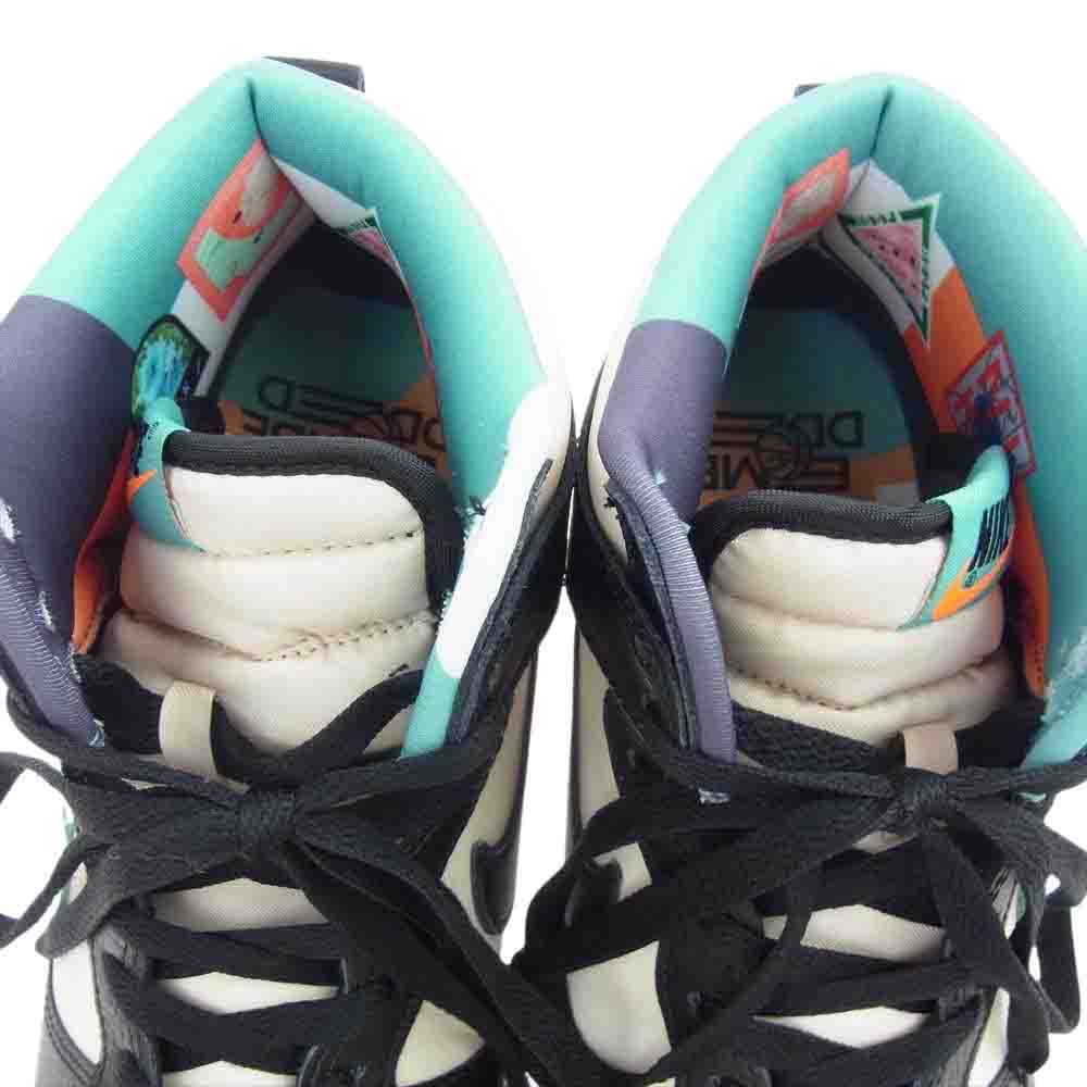 NIKE ナイキ DO9455-200 DUNK HI RETRO EMB ダンク ハイ レトロ エンベデッド ベージュ系 ブラック系 26.5【中古】
