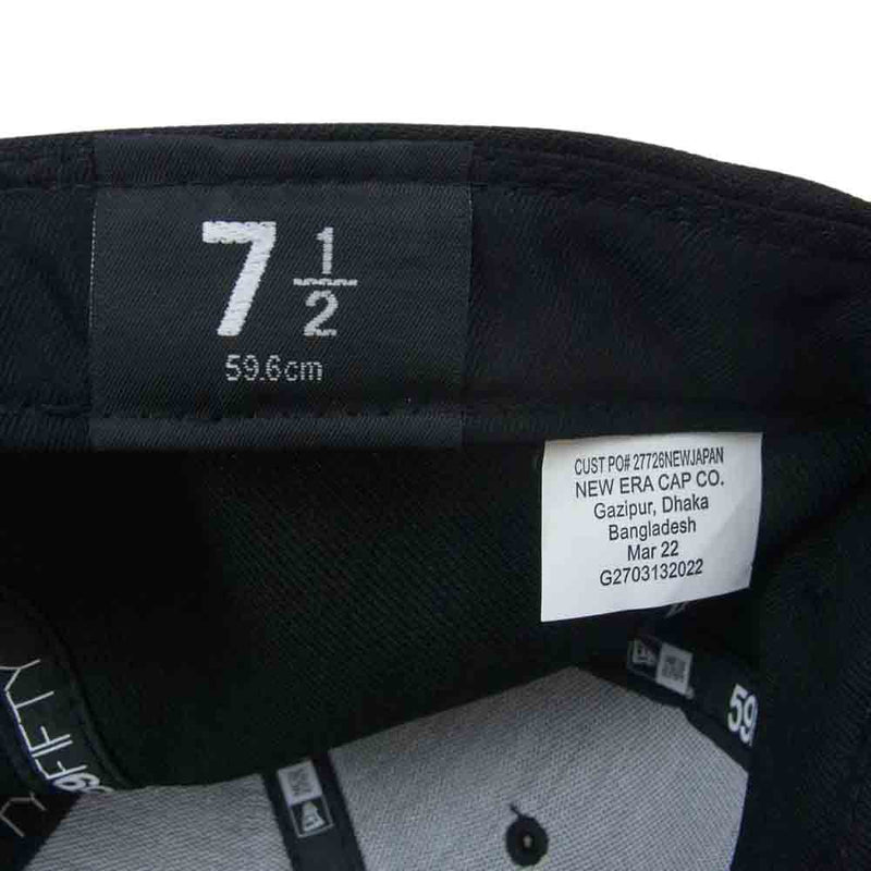 SUPREME シュプリーム 22SS Handstyle New Era Cap ハンドスタイル ニューエラ キャップ ブラック 7 1/2(59.6cm)
