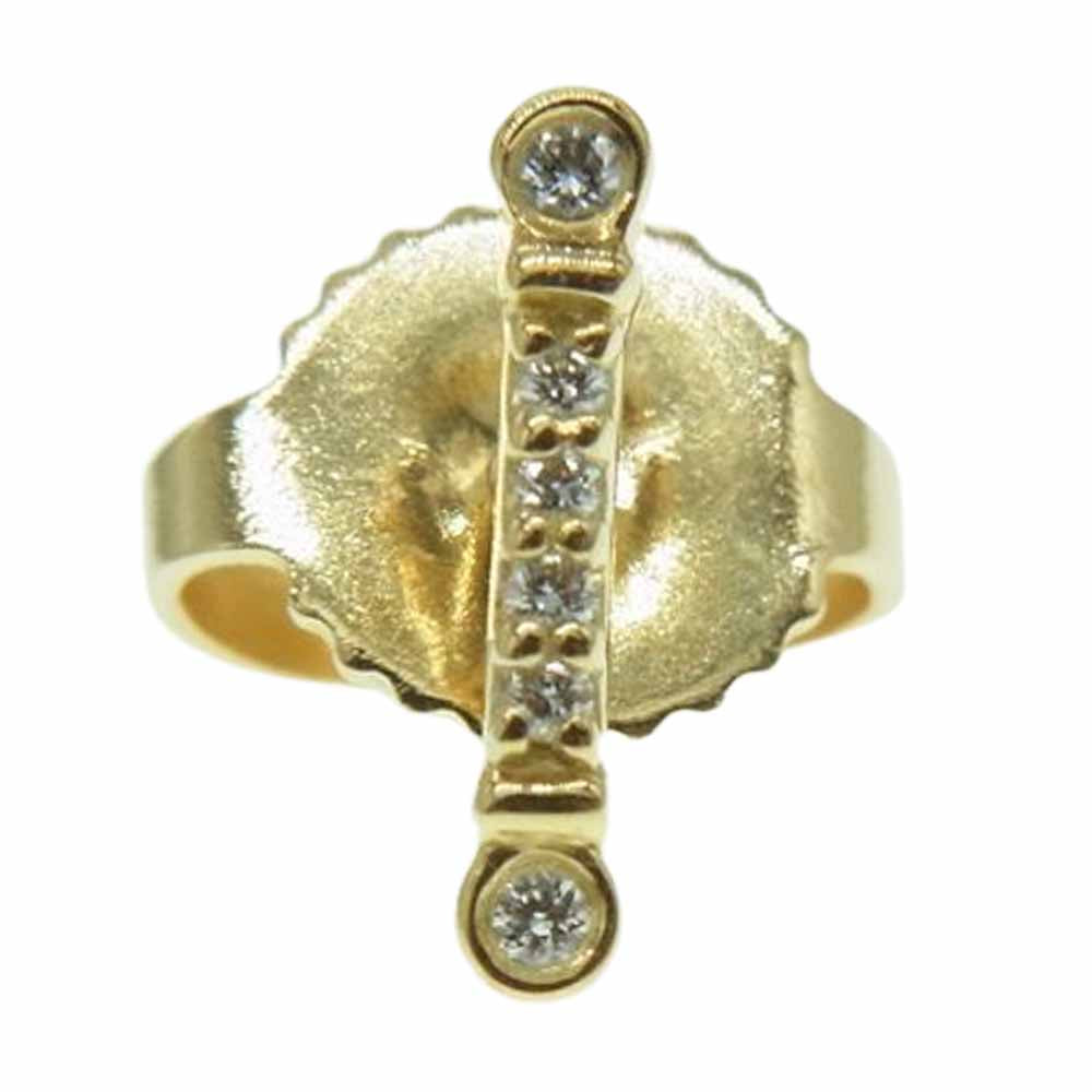 TIFFANY&Co. ティファニー 18K フルールドリス キー バー ピアス ゴールド系【中古】