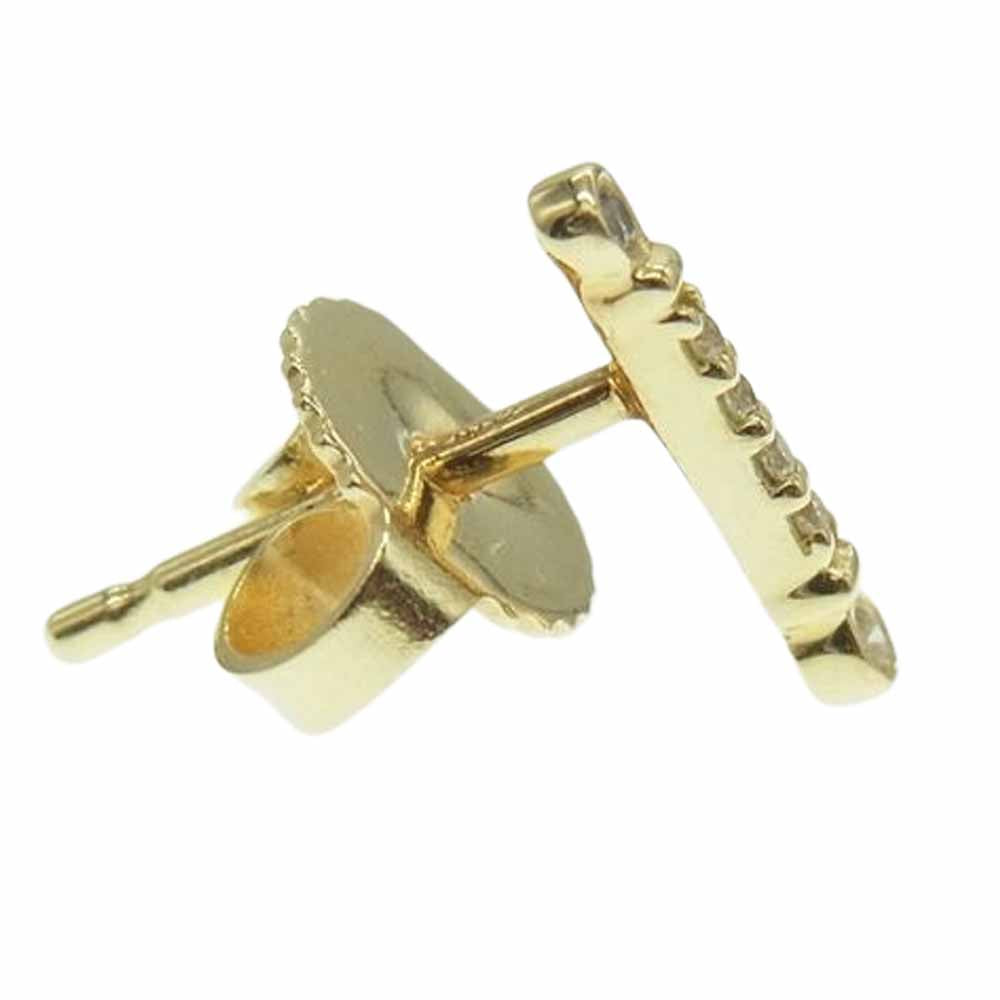 TIFFANY&Co. ティファニー 18K フルールドリス キー バー ピアス ゴールド系【中古】