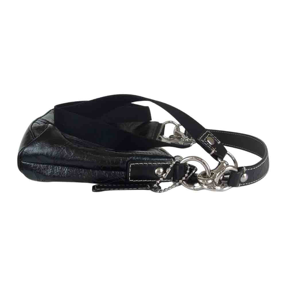 COACH コーチ F15141 ショルダーバッグ ハンドバック ブラック系【中古 