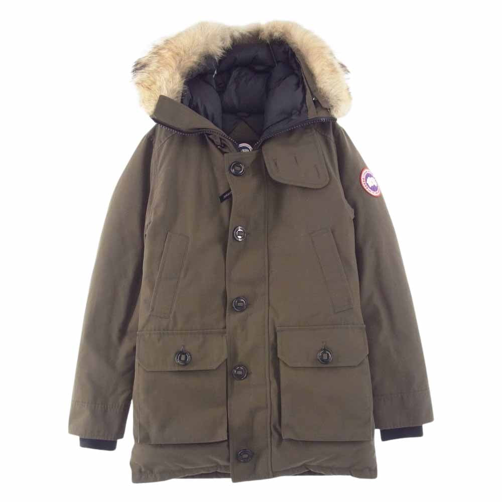 CANADA GOOSE カナダグース 2300JM R 国内正規 グリフィンタグ BROOKFIELD ブルック フィールド ダウン ジャケット カーキ系 XS【中古】