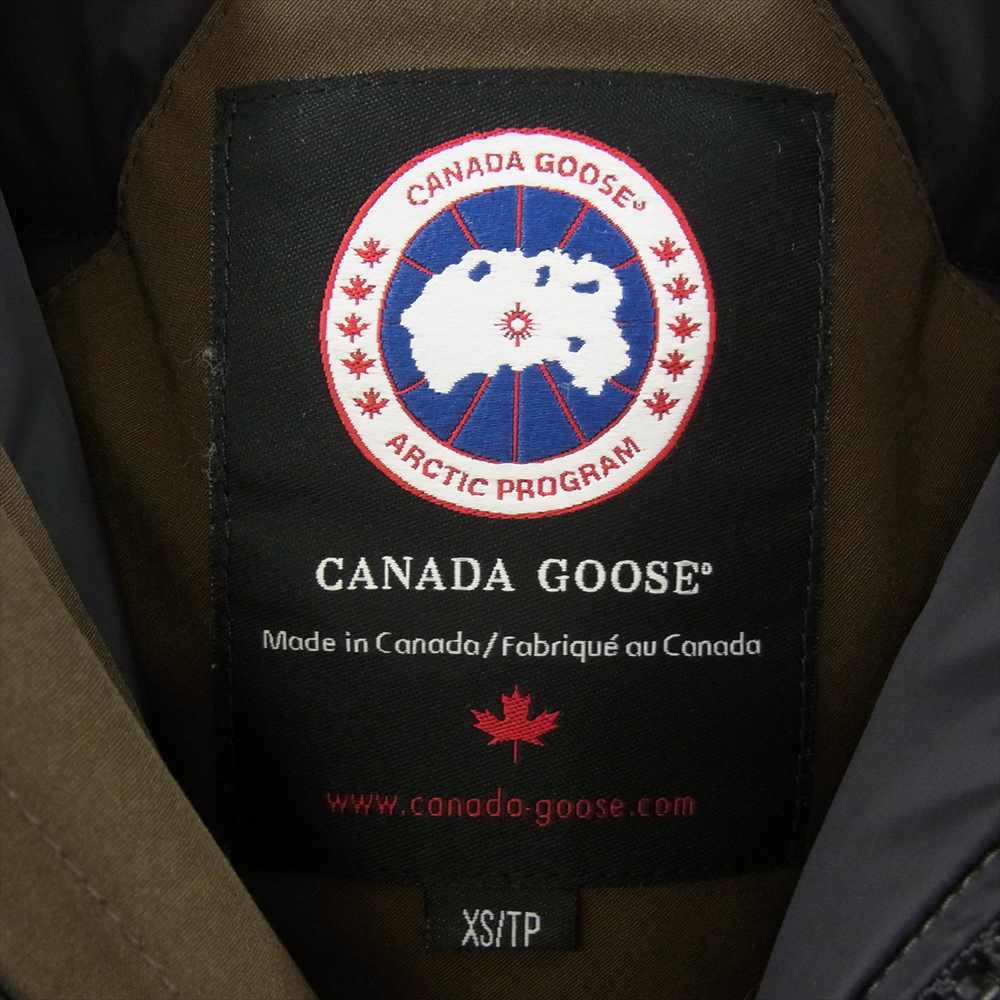 CANADA GOOSE カナダグース 2300JM R 国内正規 グリフィンタグ BROOKFIELD ブルック フィールド ダウン ジャケット カーキ系 XS【中古】