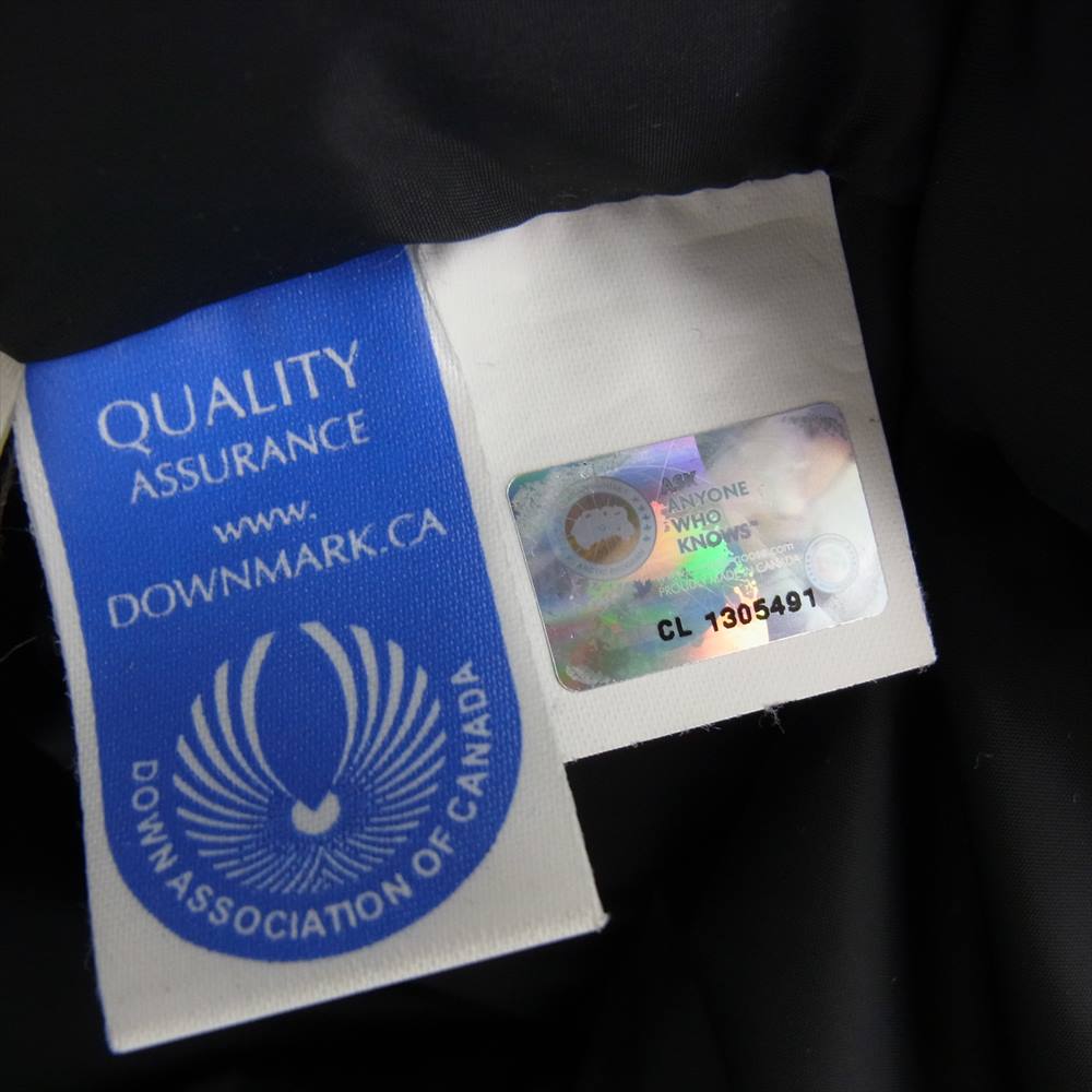 CANADA GOOSE カナダグース 2300JM R 国内正規 グリフィンタグ BROOKFIELD ブルック フィールド ダウン ジャケット カーキ系 XS【中古】