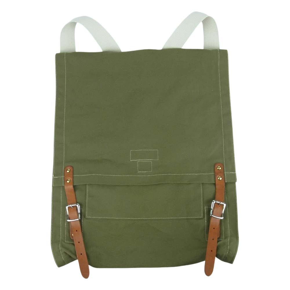 orSlow オアスロウ × Fennica フェニカ 別注 nevada back ネバダ キャンバス バックパック リュック カーキ系【中古】