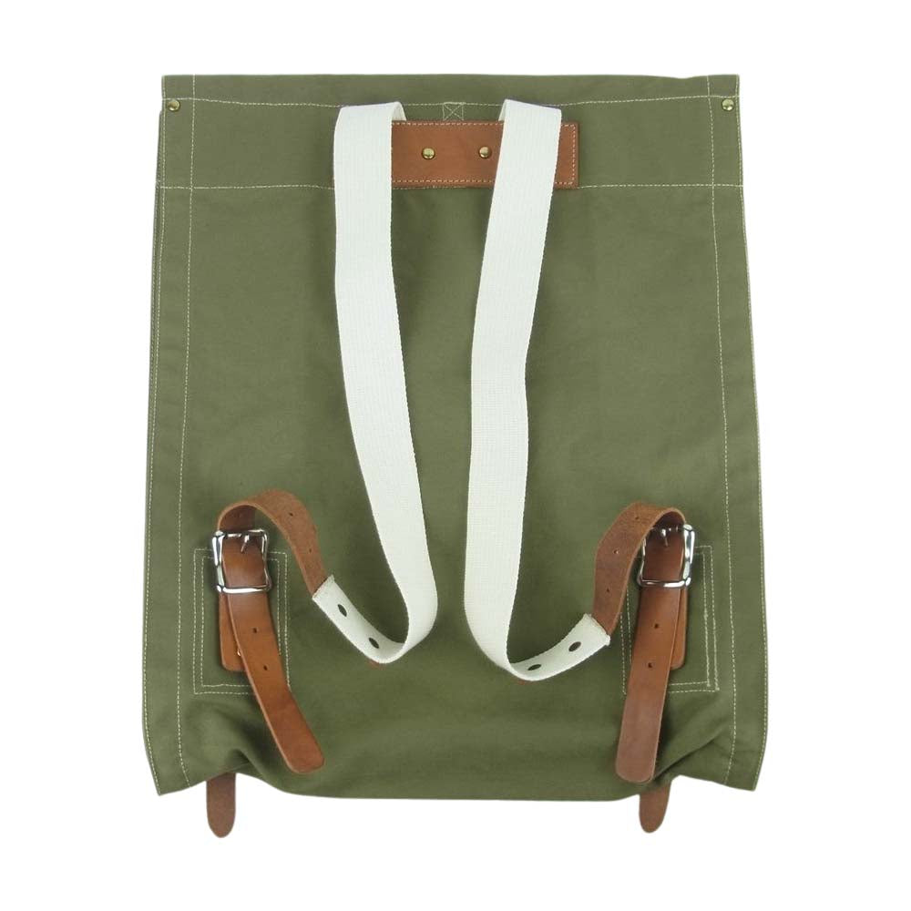 orSlow オアスロウ × Fennica フェニカ 別注 nevada back ネバダ キャンバス バックパック リュック カーキ系【中古】