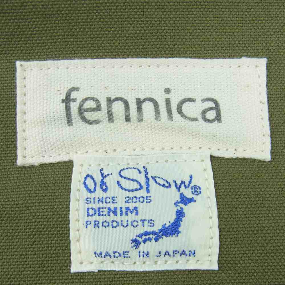 orSlow オアスロウ × Fennica フェニカ 別注 nevada back ネバダ キャンバス バックパック リュック カーキ系【中古】