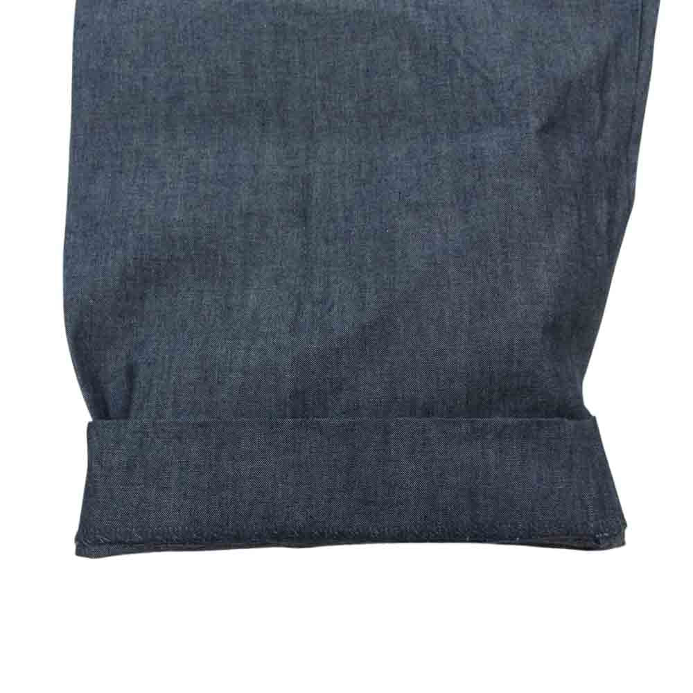 YAECA ヤエカ × HOBONICHI ほぼ日 020111 LDKWARE AOSHIMO ワイド テーパード イージー パンツ インディゴブルー系 M【極上美品】【中古】