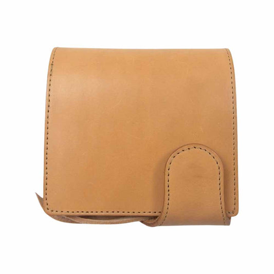 PORTER ポーター 925 二つ折り レザー コンパクト ウォレット ベージュ系【中古】