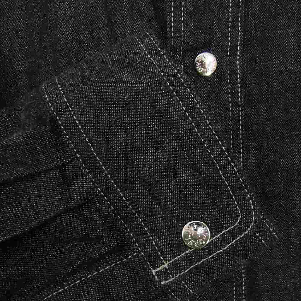 orSlow オアスロウ 01-8057 STAND COLLAR LONG SLEEVE SHIRT ブラックデニム スタンドカラー 長袖 シャツ ブラック系 2【極上美品】【中古】