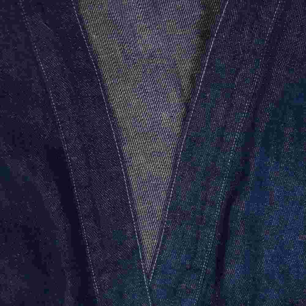 orSlow オアスロウ BEAMS別注 TAKUMI KIMONO JACKET リネン ワンウォッシュ デニム 作務衣 ジャケット インディゴブルー系 サイズ表記無【中古】